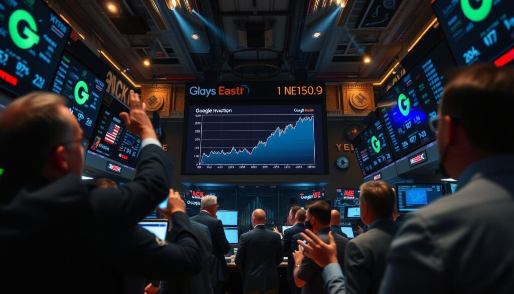 Réaction des marchés à l'investissement Google en IA